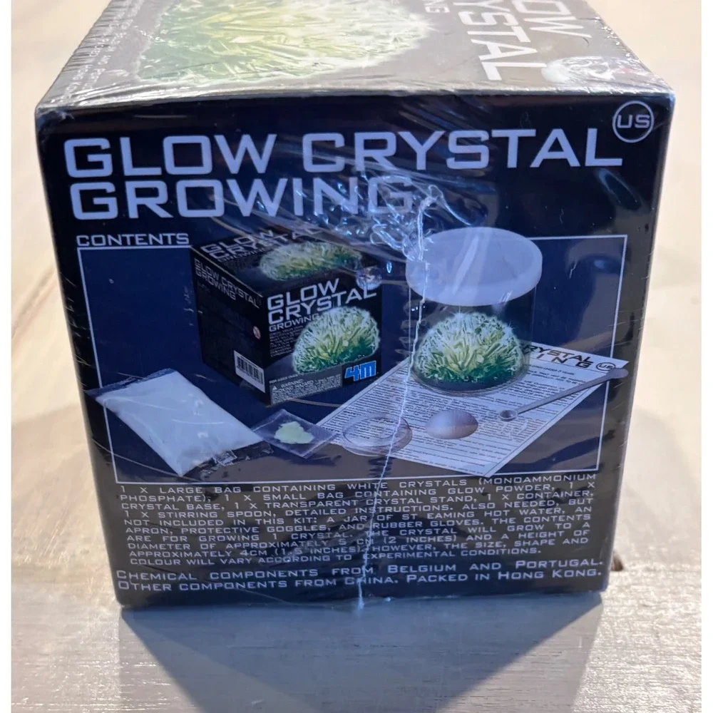 4M Toysmith Glow Crystal Growing Kit Science STEM Experiment 4944‎ New Sealed